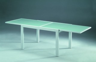 Extendable Glass Dining Table - ST001-120W | 